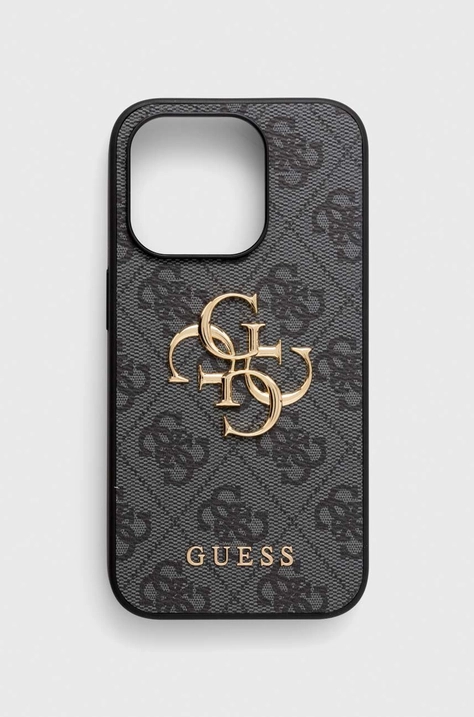 Etui za telefon Guess iPhone 15 Pro 6.1 boja: siva