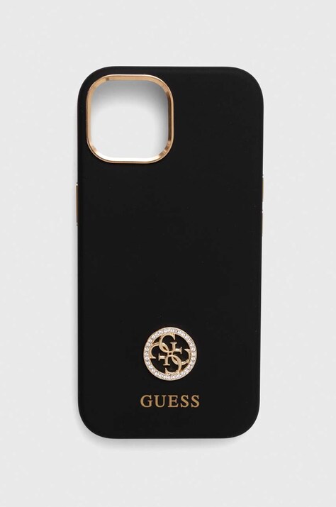 Чохол на телефон Guess iPhone 15 6.1 колір чорний