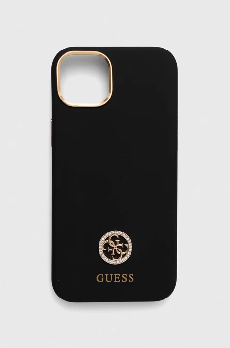 Etui za telefon Guess iPhone 15 Plus 6.7 črna barva