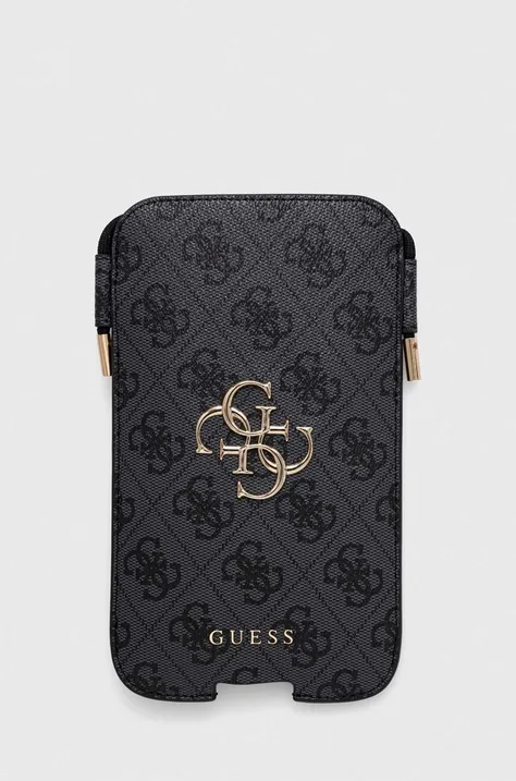 Guess carcasa de telefon culoarea gri