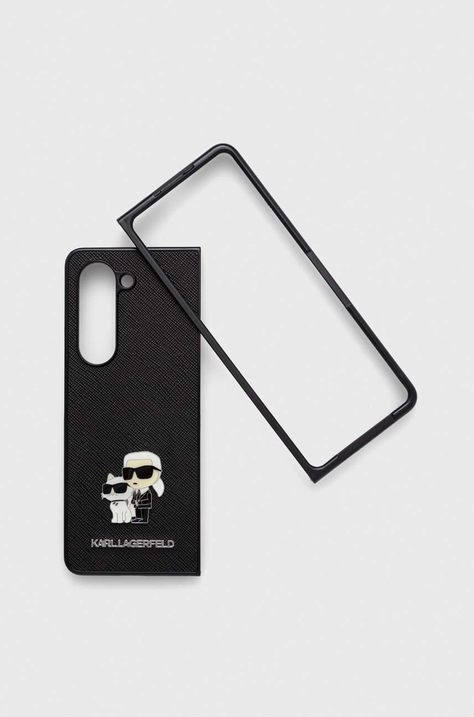 Karl Lagerfeld Husă pentru telefon Samsung Galaxy Z Fold5 F946 culoarea negru