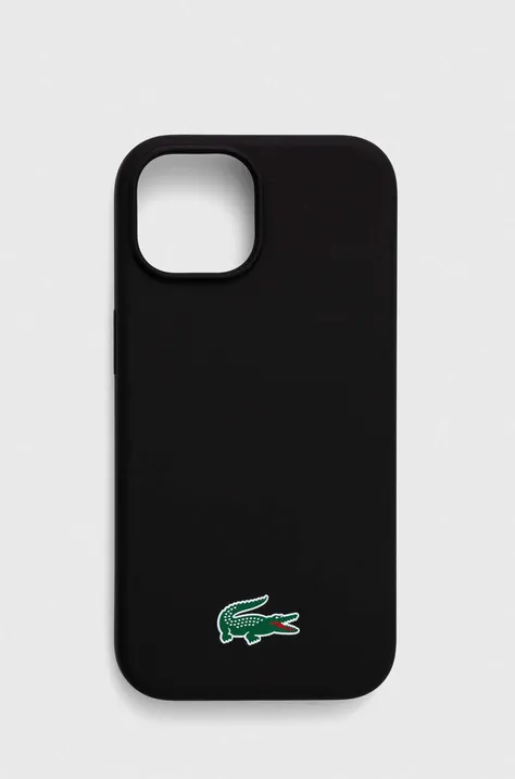 Θήκη κινητού Lacoste iPhone 15 6.1 χρώμα: μαύρο