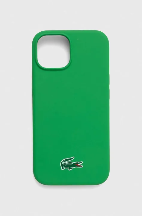Etui za telefon Lacoste iPhone 15 6,1 zelena barva