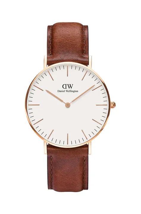 Часы Daniel Wellington Classic 36 St Mawes цвет коричневый