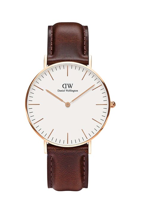Daniel Wellington ceas Classic 36 Bristol culoarea maro