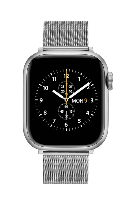 Λουράκι για το apple watch Daniel Wellington Smart Watch Mesh strap S χρώμα: ασημί