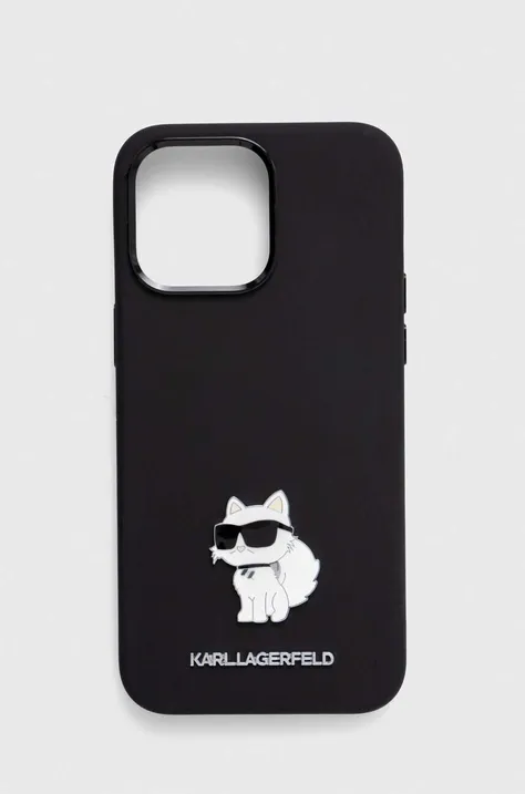 Θήκη κινητού Karl Lagerfeld iPhone 15 Pro Max 6.7'' χρώμα: μαύρο