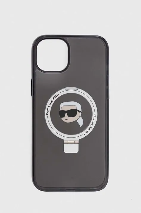 Etui za telefon Karl Lagerfeld iPhone 15 Plus / 14 Plus 6.7'' boja: crna