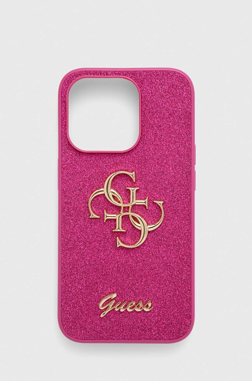 Guess Guhmp15Lpsahmcp Iphone 15 Pro 6 1 Różowy Pink Hardcase Saffiano - View #8