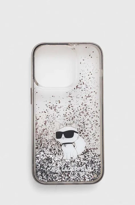 Karl Lagerfeld husă pentru telefon iPhone 14 Pro 6.1'' culoarea transparent