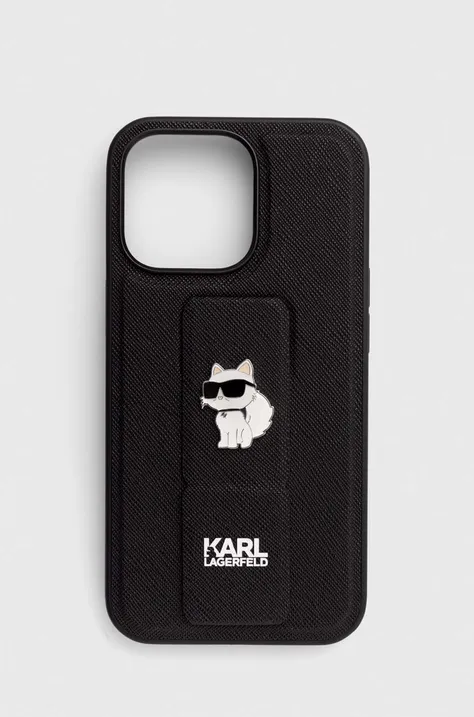 Karl Lagerfeld telefon tok iPhone 13 Pro / 13 6.1'' fekete