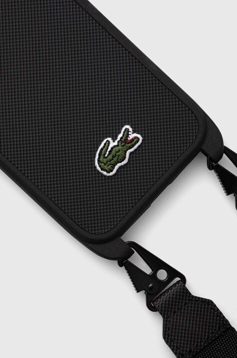 Чохол на телефон Lacoste iPhone 15 / 14 / 13 6.1" — AA00-AKU4M2, чорний — фото 2