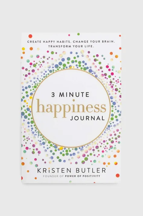 książka 3 Minute Happiness Journal by Kristen Butler, English
