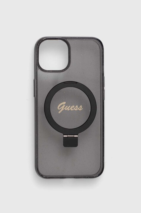 Guess Husă pentru telefon iPhone 13 / 14 / 15 6.1" culoarea negru