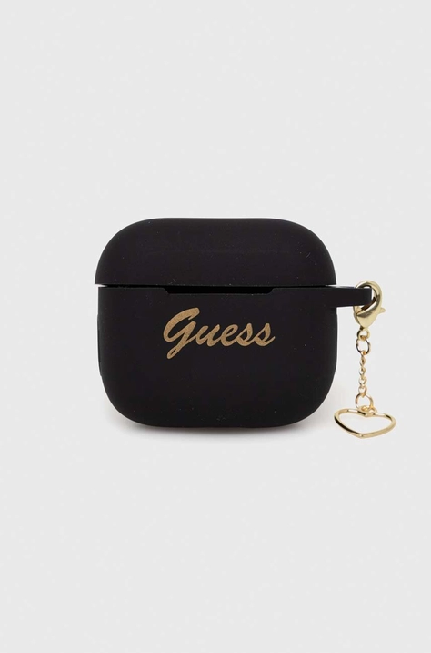 Θήκη για airpod Guess AirPods 3 cover χρώμα: μαύρο