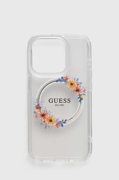 Чохол на телефон Guess iPhone 15 Pro 6,1" колір прозорий