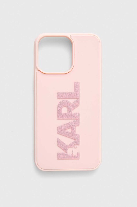 Чехол на телефон Karl Lagerfeld iPhone 15 Pro Max 6.7" цвет розовый