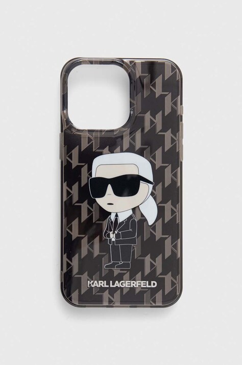 Чохол на телефон Karl Lagerfeld iPhone 15 Pro Max 6.7" колір чорний