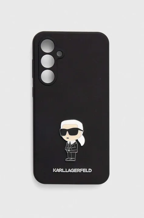 Obal na telefon Karl Lagerfeld S23 FE S711 černá barva