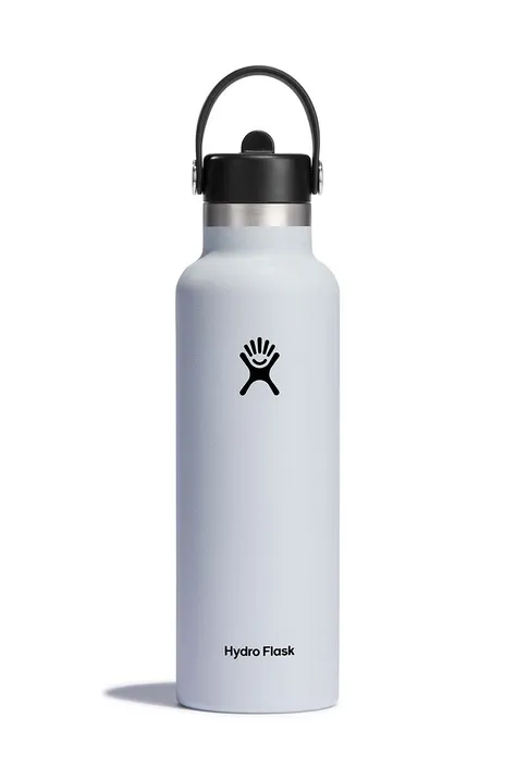 Termo fľaša Hydro Flask 21 Oz Standard Flex Straw Cap White biela farba, S21FS110