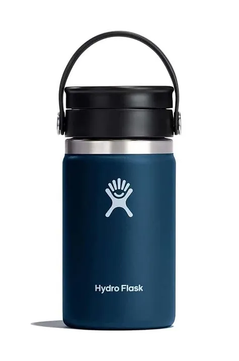 Hydro Flask butelka termiczna 12 Oz Wide Flex Sip Lid Indigo kolor niebieski W12BCX464