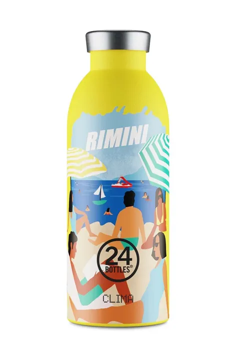 Termo steklenica 24bottles Rimini 500 ml rumena barva