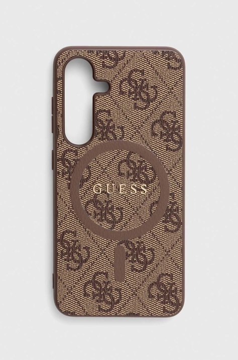 Чохол на телефон Guess S24 S921 колір коричневий