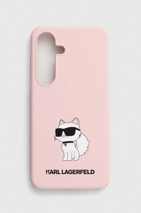 Etui za telefon Karl Lagerfeld S24 S921 roza barva