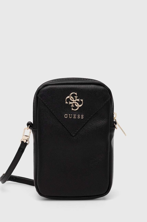 Guess carcasa de telefon culoarea negru