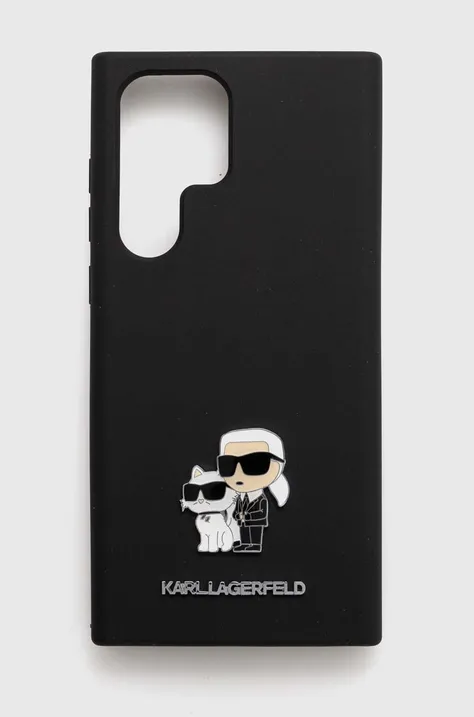 Etui za telefon Karl Lagerfeld Galaxy S23 Ultra črna barva