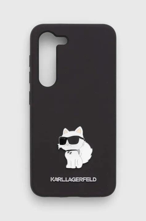 Obal na telefon Karl Lagerfeld Galaxy S23 černá barva