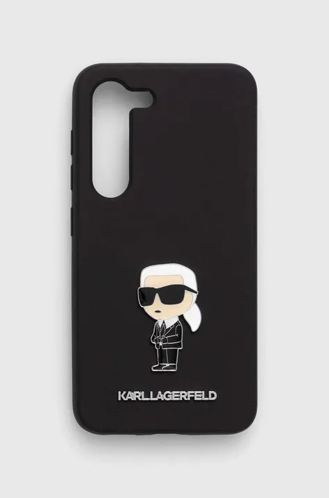 Etui za telefon Karl Lagerfeld S23 S911 črna barva