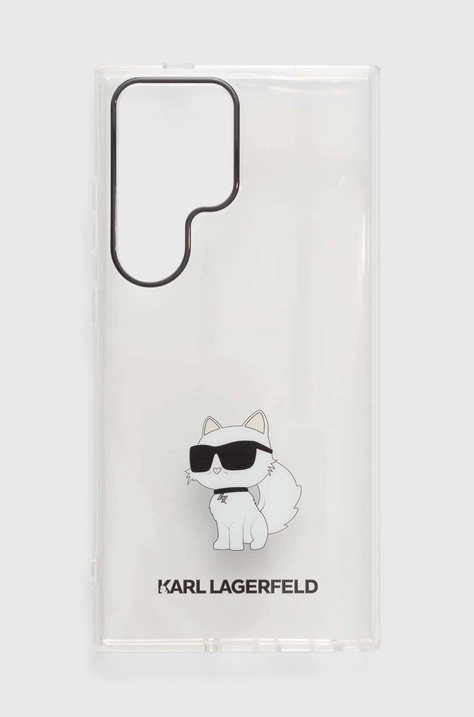 Etui za telefon Karl Lagerfeld Galaxy S24 Ultra prozorna barva