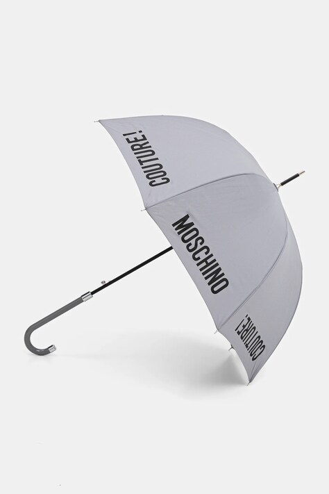 Deštník Moschino béžová barva, 8982