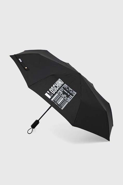 Ομπρέλα Moschino χρώμα: μαύρο, 8941