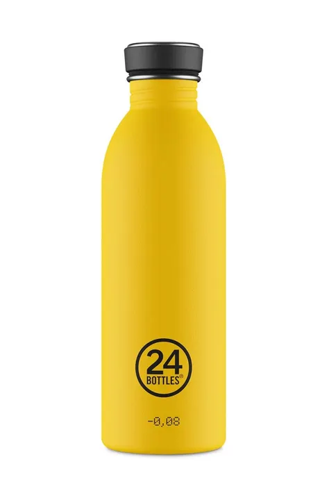 24bottles sticla Urban Bottle 500ml Stone Taxi Yellow culoarea galben, Urban.Bottle.50.StTxYll