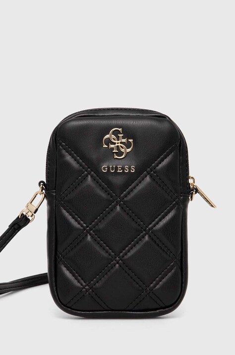 Guess carcasa de telefon culoarea negru, GUWBZPSQSSGK