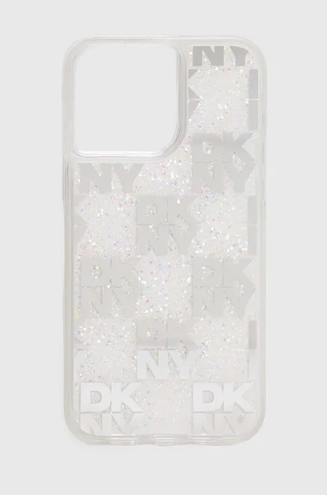 Etui za telefon Dkny iPhone 15 Pro Max bela barva, DKHCP15XLCPEPT