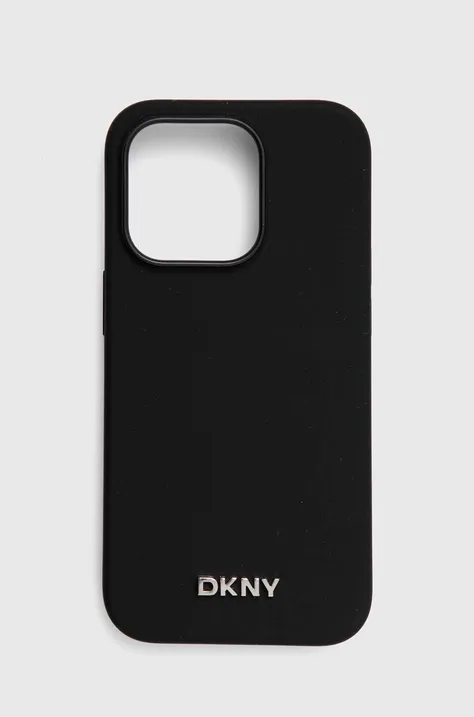 Чехол на телефон Dkny iPhone 14 Pro цвет чёрный DKHMP14LSMCHLK