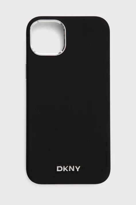 Obal na telefon Dkny iPhone 15 Plus / 14 Plus černá barva, DKHMP15MSMCHLK