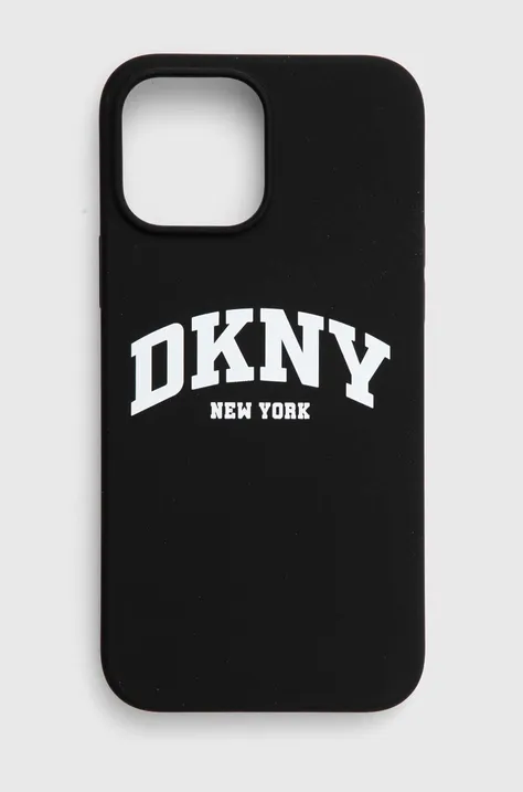 Dkny Husă pentru telefon iPhone 13 Pro Max culoarea negru, DKHMP13XSNYACH