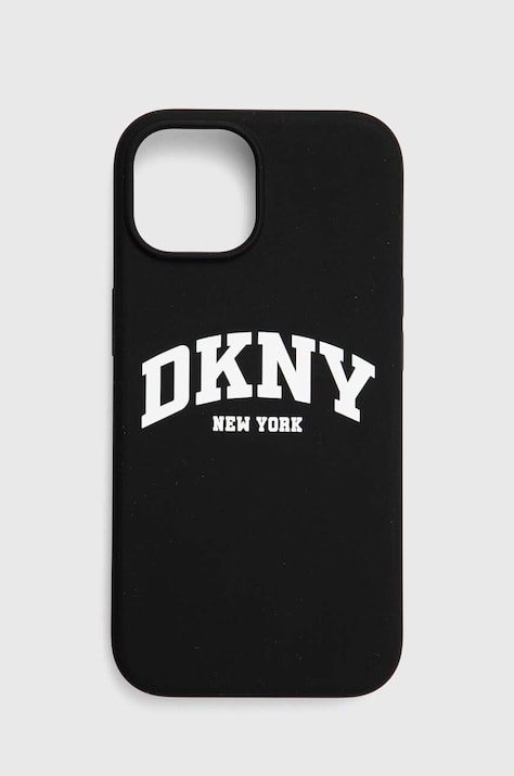 Dkny etui na telefon iPhone 15 / 14 / 13 6.1" kolor czarny DKHMP15SSNYACH