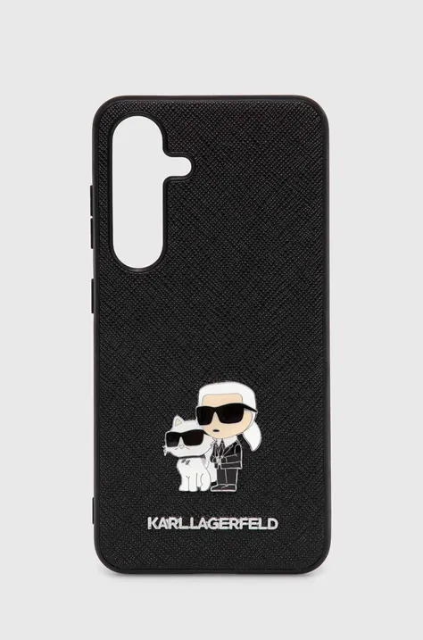 Puzdro na mobil Karl Lagerfeld Galaxy  S24 S921 čierna farba, KLHCS24SPSAKCMPK,