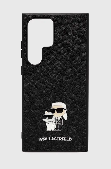 Etui za telefon Karl Lagerfeld S24 Ultra S928 boja: crna, KLHCS24LPSAKCMPK