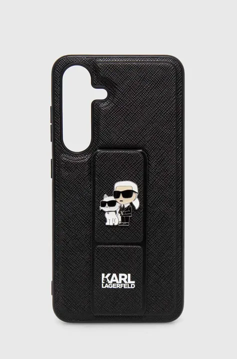 Θήκη κινητού Karl Lagerfeld Galaxy S24 χρώμα: μαύρο, KLHCS24SGSAKCPK