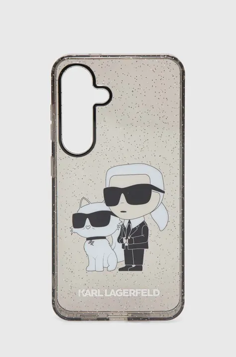 Puzdro na mobil Karl Lagerfeld Galaxy  S24 S921 čierna farba, KLHCS24SHNKCTGK,