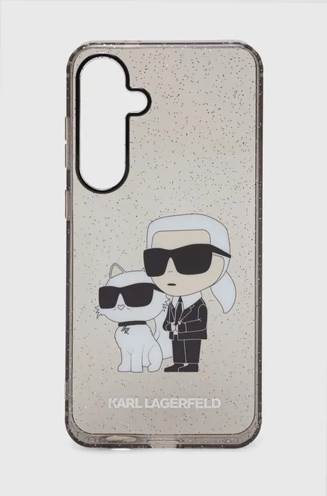 Puzdro na mobil Karl Lagerfeld Galaxy  S24+ S926 čierna farba, KLHCS24MHNKCTGK,
