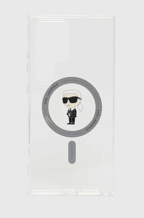 Karl Lagerfeld telefon tok Samsung Galaxy S24 Ultra átlátszó, KLHMS24LHFCKNOT