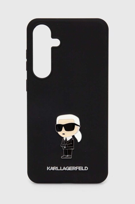 Karl Lagerfeld Husă pentru telefon Galaxy S24+ culoarea negru, KLHCS24MSMHKNPK