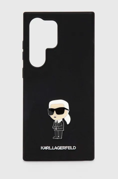 Чохол на телефон Karl Lagerfeld Galaxy S24 Ultra колір чорний KLHCS24LSMHKNPK
